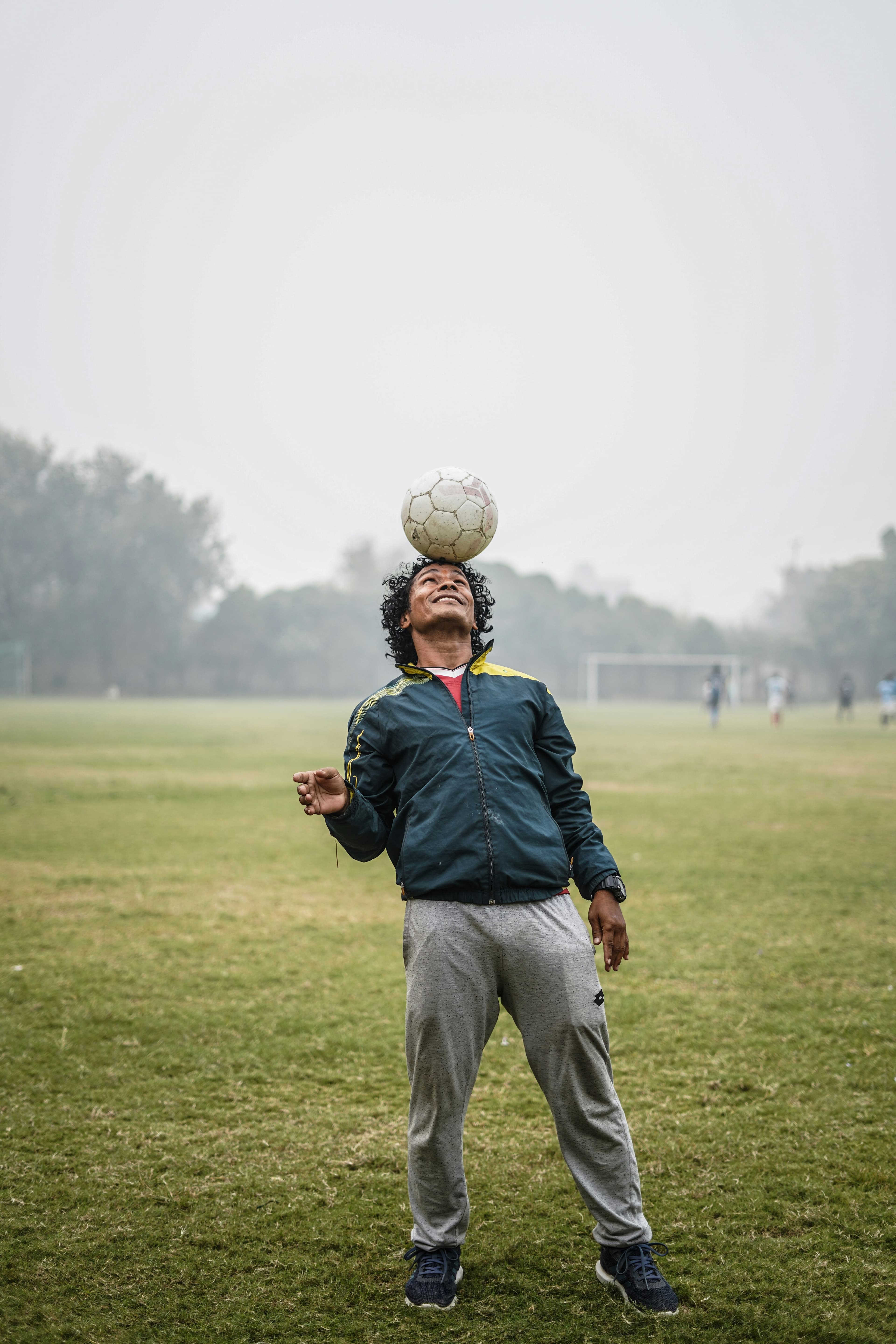 Sports coach with kids